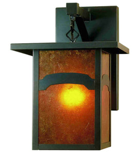 9"W Hyde Park Mountain View Outdoor Wall Sconce