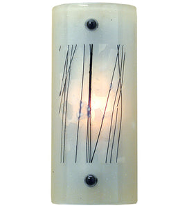 5"W Twigs Fused Glass Contemporary Wall Sconce