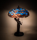 21"H Maxfield Parrish Griselda Table Lamp