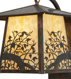 12"W Stillwater Apple Blossom Outdoor Wall Sconce