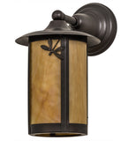 8"W Fulton Dragonfly Outdoor Wall Sconce