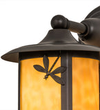8"W Fulton Dragonfly Outdoor Wall Sconce
