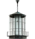 28.5"W Lighthouse Lantern Outdoor Pendant