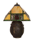 19.5"H Pinecone Ridge Table Lamp