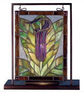 9.5"W X 10.5"H Jack-In-The-Pulpit Lighted Mini Tabletop Window