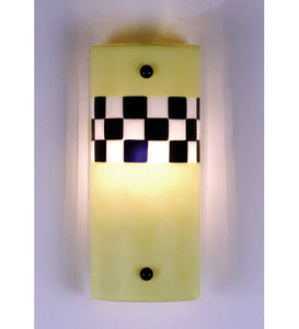 5"W Metro Fusion Yellow Taxi Contemporary Wall Sconce