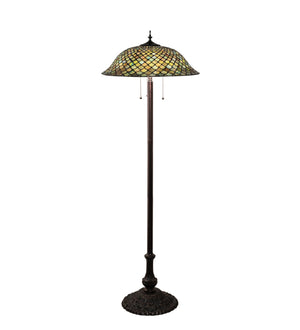 62"H Tiffany Fishscale Floor Lamp