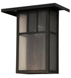 15"W Hyde Park Double Bar Mission Outdoor Wall Sconce-