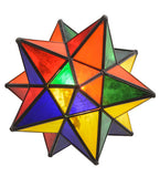 12"W Moravian Star Multi-Color Outdoor Pendant