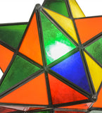 12"W Moravian Star Multi-Color Outdoor Pendant