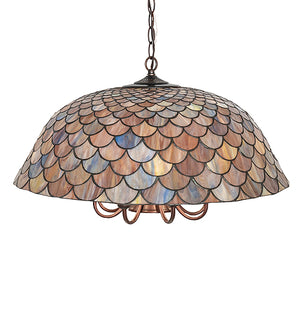 24"W Tiffany Fishscale Pendant