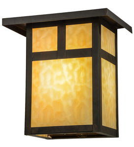 12"W Hyde Park T Mission Outdoor Wall Sconce