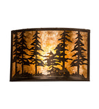 18"W Tall Pines Wall Mounted Sconce