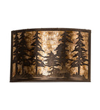 18"W Tall Pines Wall Mounted Sconce