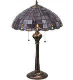 24"H Elan Stained Glass Table Lamp