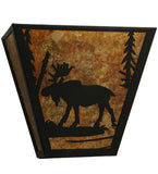 13"W Moose Wall Sconce