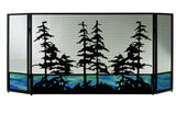 72"W X 32"H Tall Pines Folding Fireplace Screen
