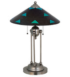 25"H Metro Fusion Plum Crazy Deco Ball Contemporary Table Lamp
