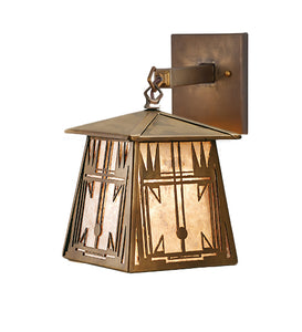 7.5"W Southwest Hanging Outdoor Wall Sconce