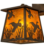 7.5"W Ducks Outdoor Wall Sconce
