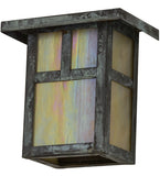 6"W Hyde Park "T" Mission Outdoor Wall Sconce