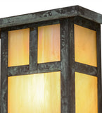 6"W Hyde Park "T" Mission Outdoor Wall Sconce