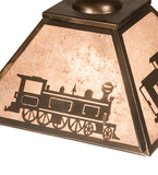 16"Sq Train Pendant