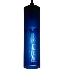 2"W Venice Blue Low Voltage Contemporary Pendant