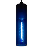 2"W Venice Blue Low Voltage Contemporary Pendant